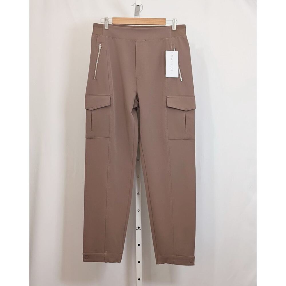 Athleta Endless Cargo Pant Rustic Beige Brown Pants Women's Size 12 New